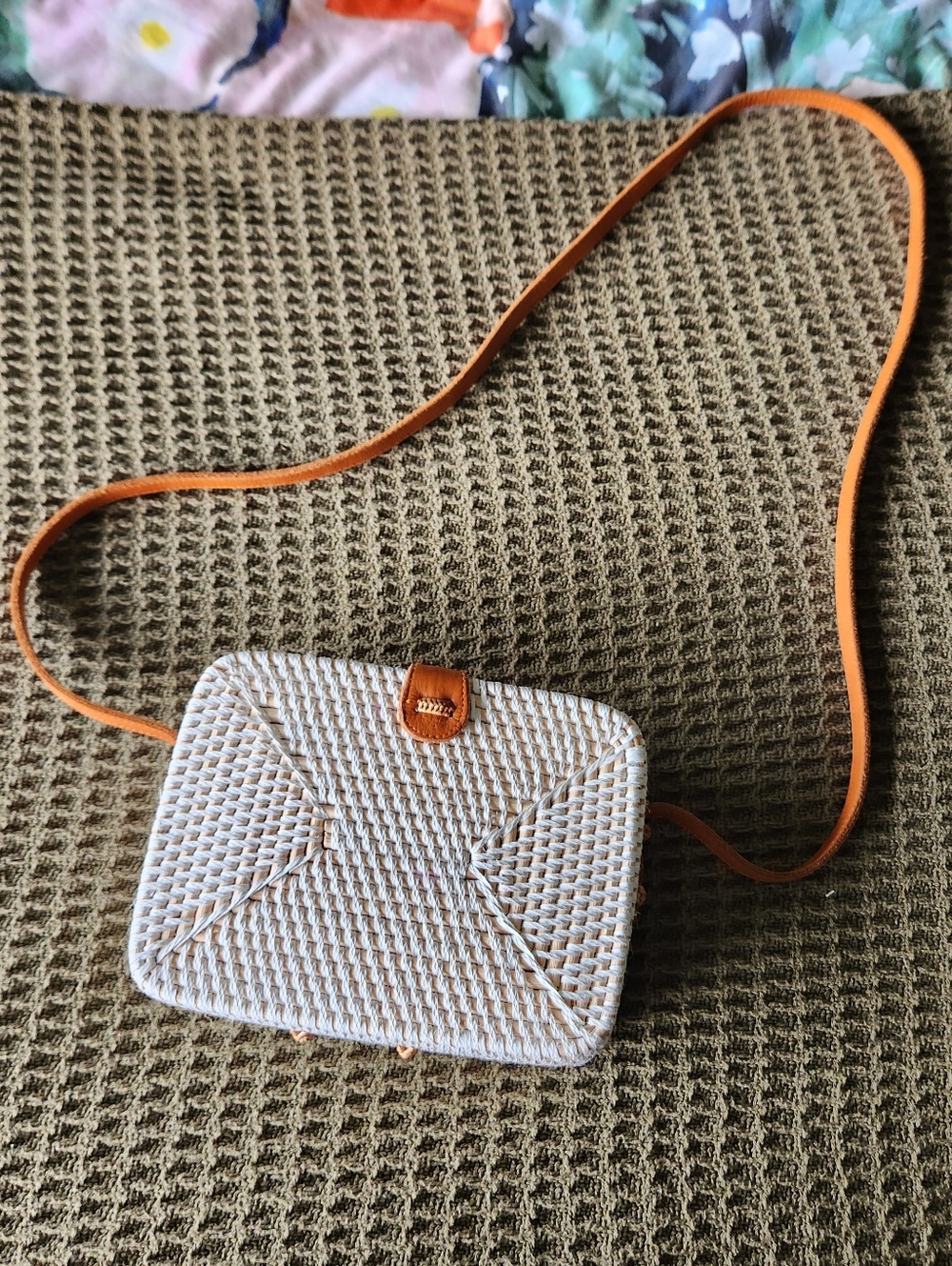 Woven Basket Crossbody